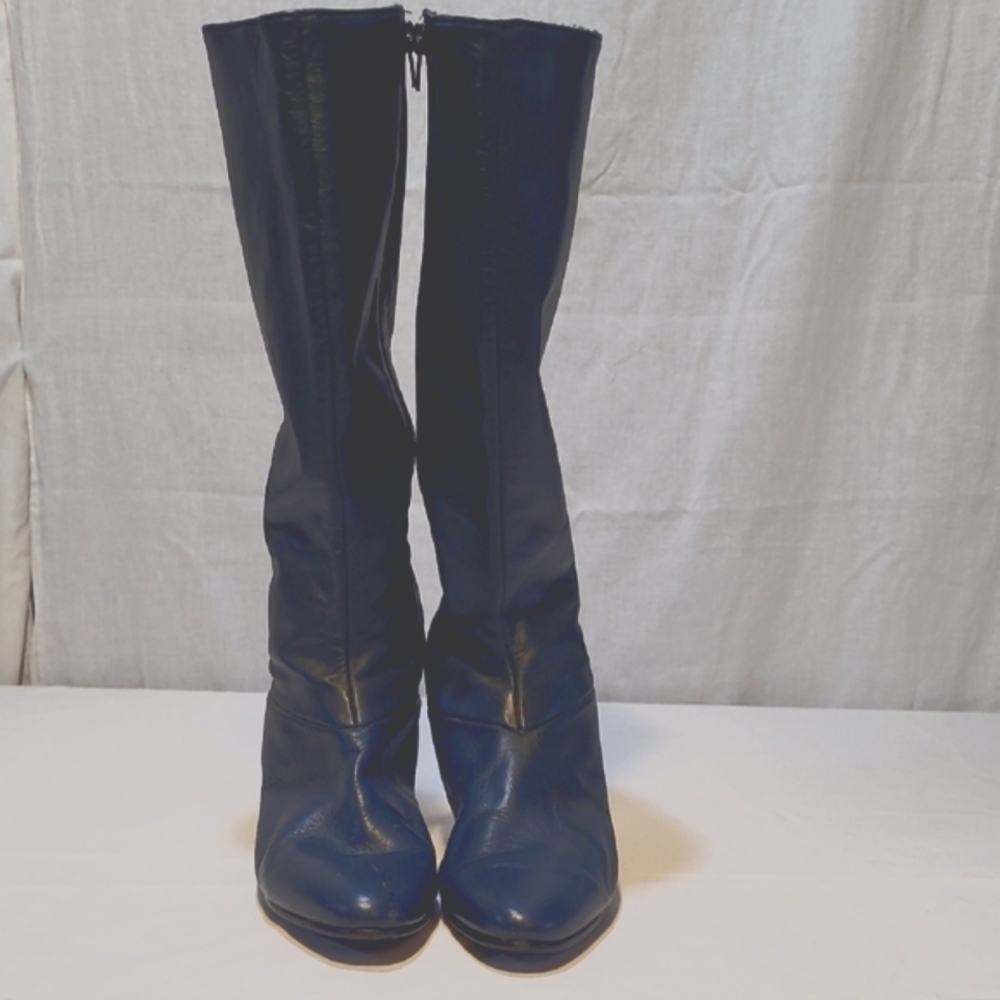 VINTAGE Midnight Blue High Boots